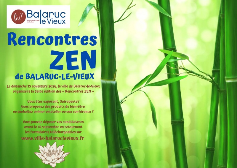 RENCONTRES ZEN - Dossier de candidature