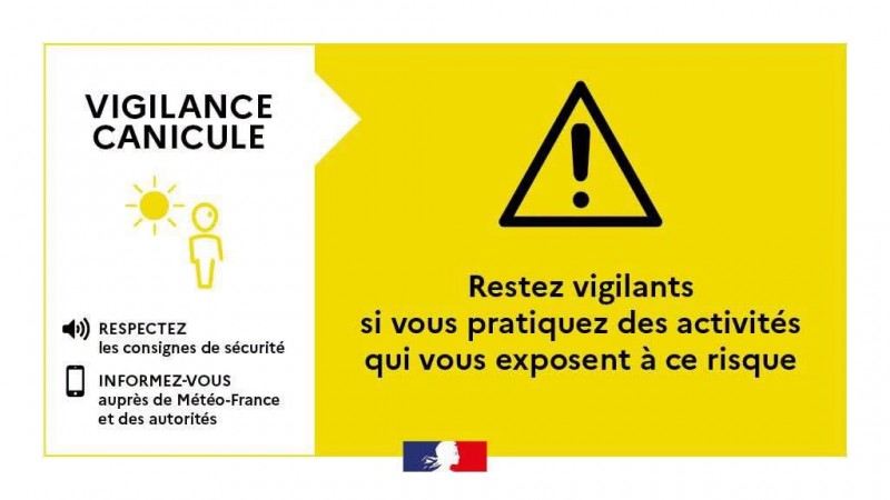 Vigilance jaune canicule