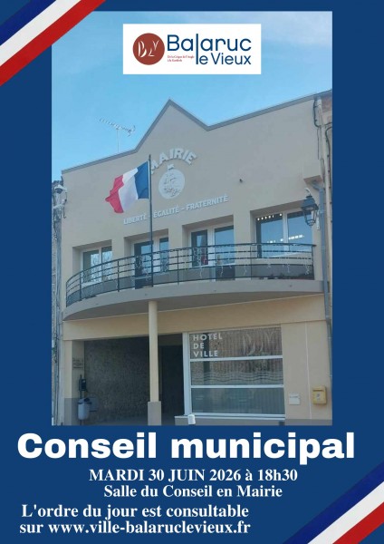 Conseil Municipal - Mardi 30 juin