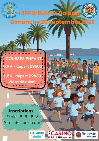  Hippo'run courses enfant
