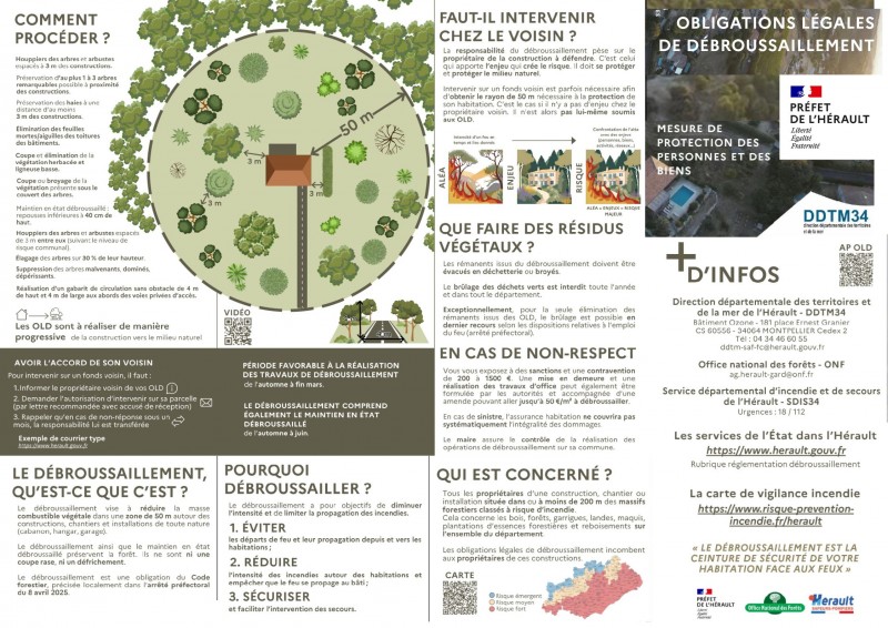 Obligation légales de débroussaillement - Suis-je concerné?
