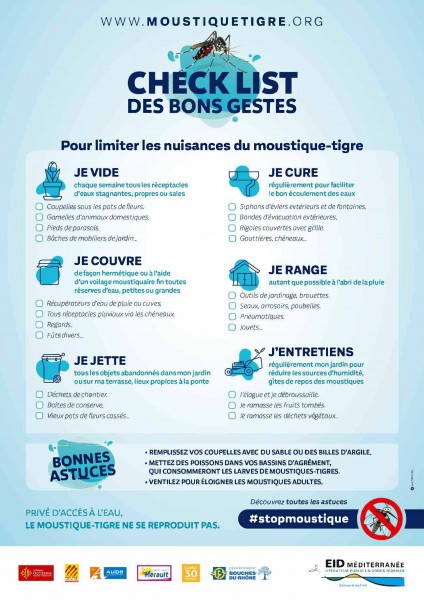 Moustiques tigre - Les bons gestes