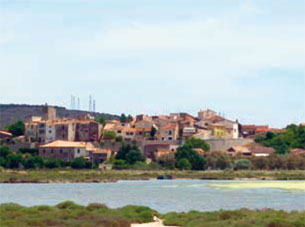 Balaruc-le-vieux - vue de l'étang